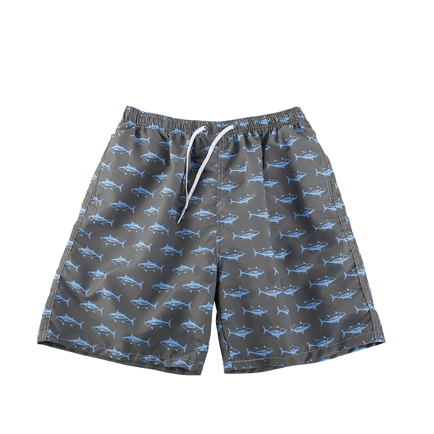 Shark print swimming trunks