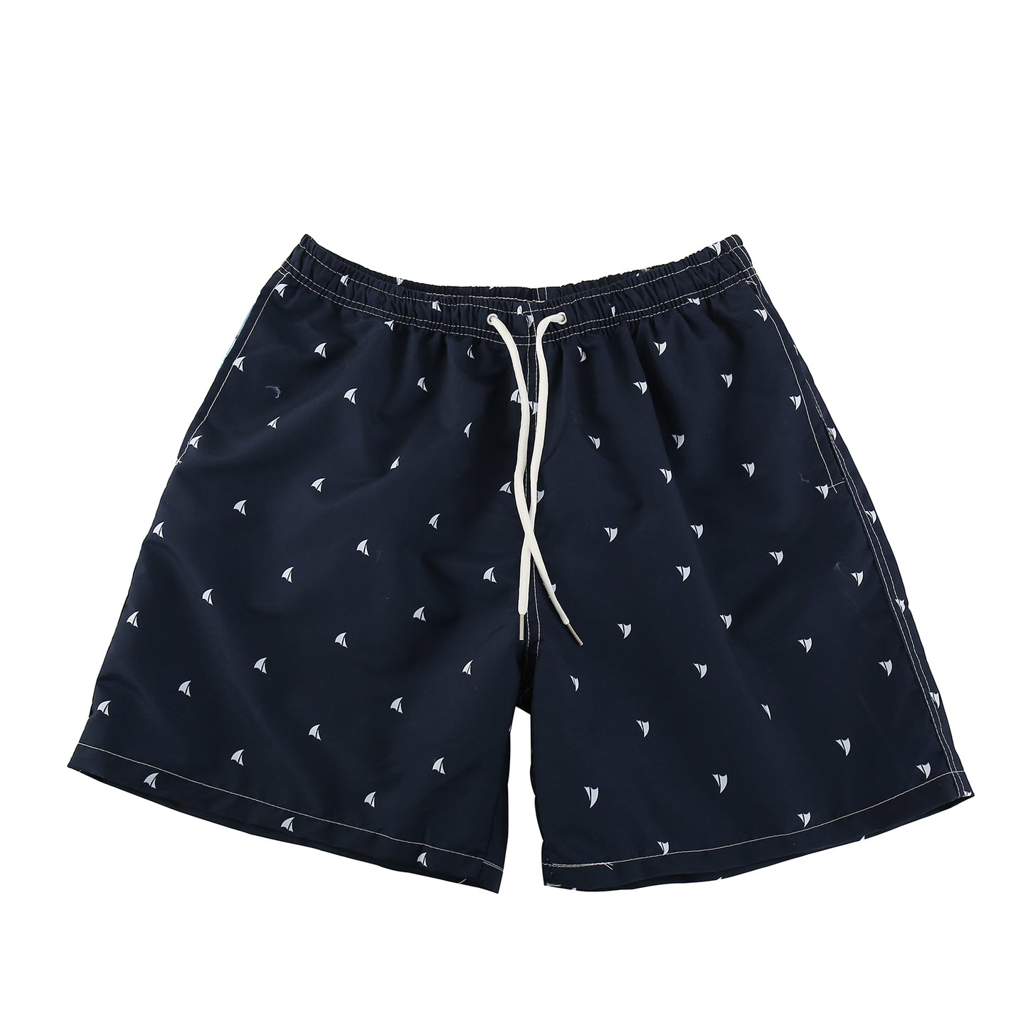 Printed swimming trunks dark blue