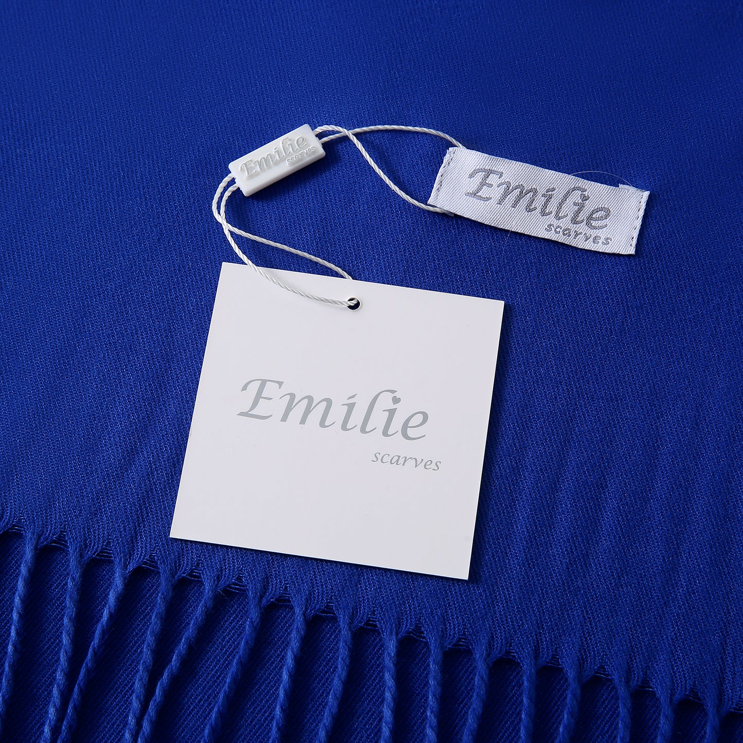 Pashmina sjaal kobaltblauw