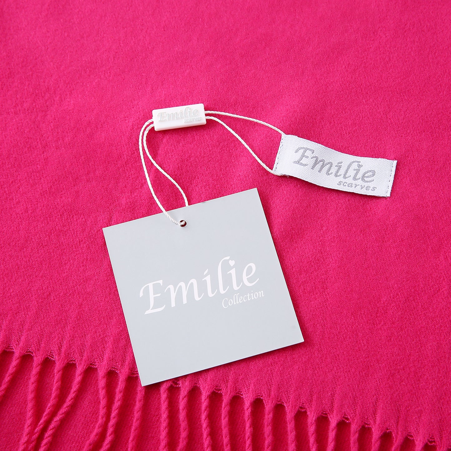 Pashmina sjaal fuchsia roze