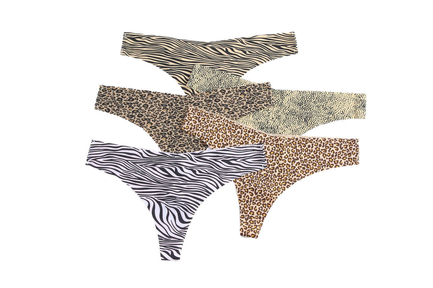 Multipack 5x strings dierenprint