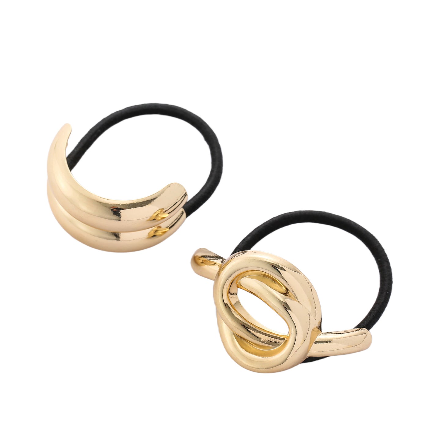 Gold hair elastic set