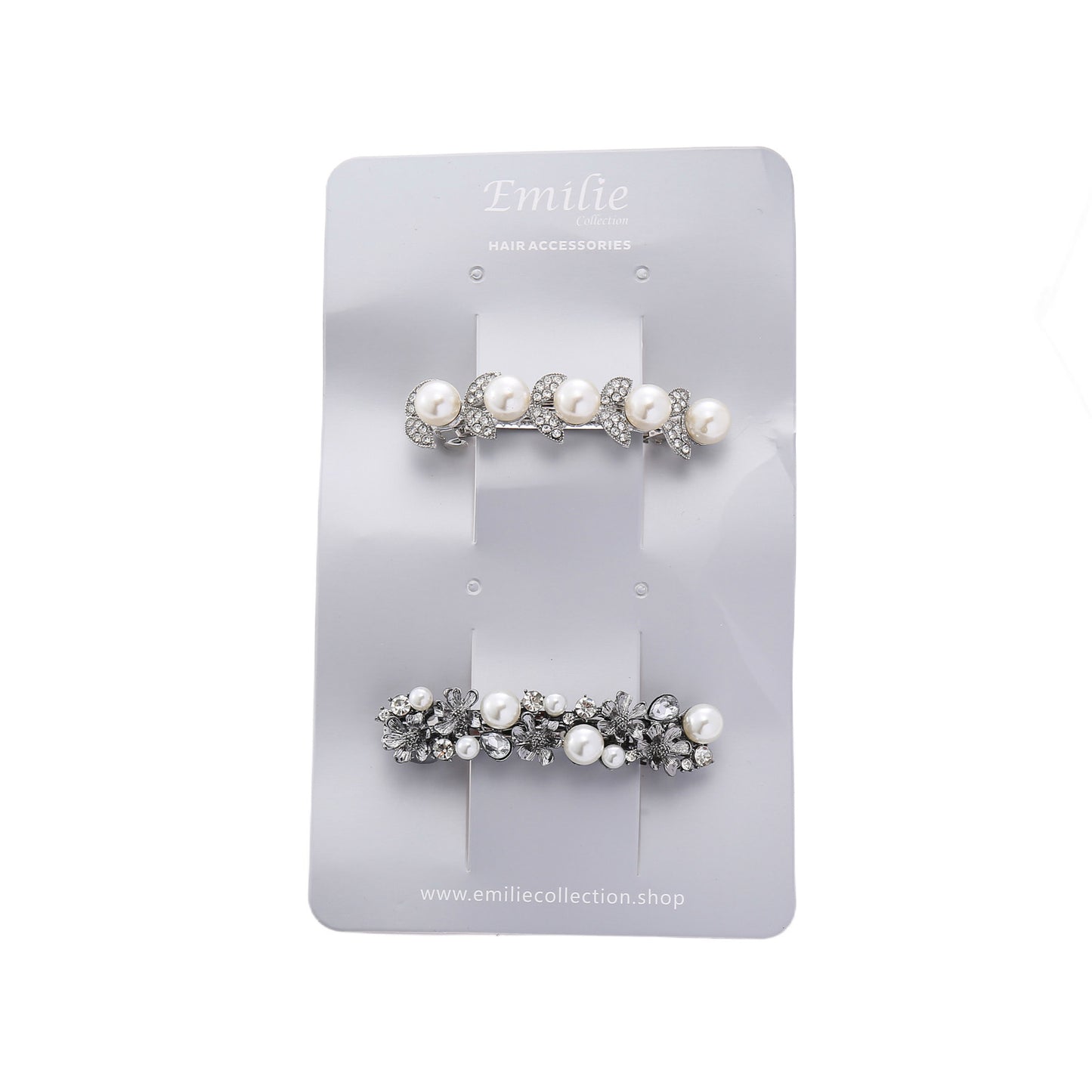 2x Hairpin silver