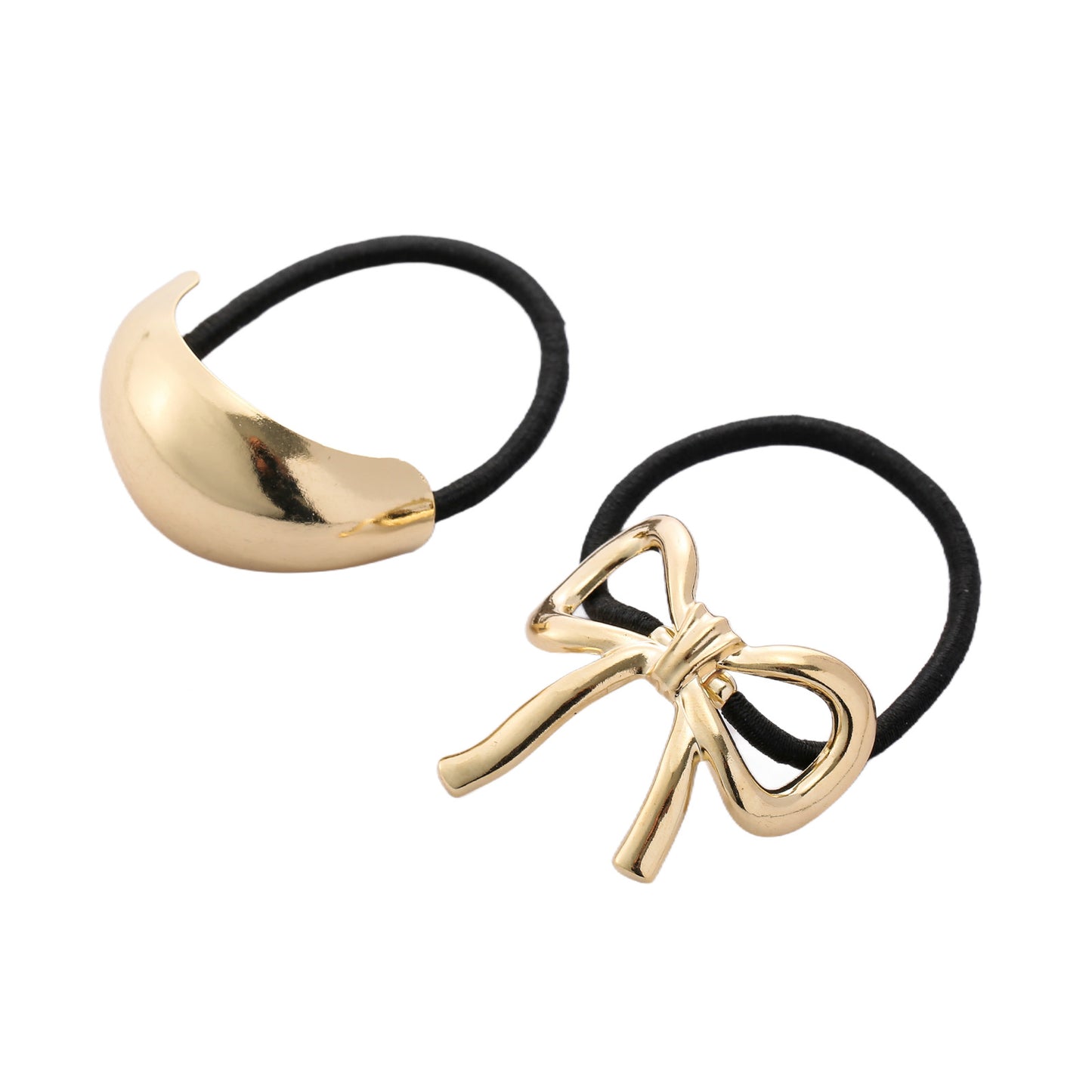Set haarelastiek goud