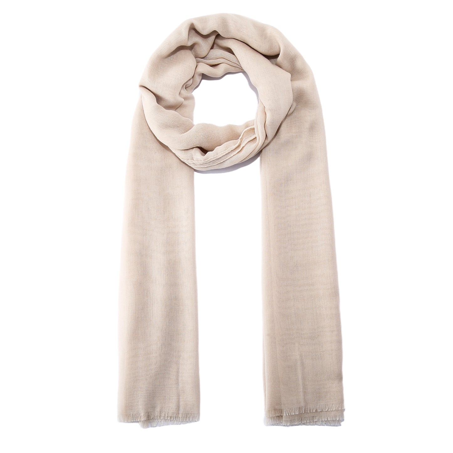 Basic scarf ecru