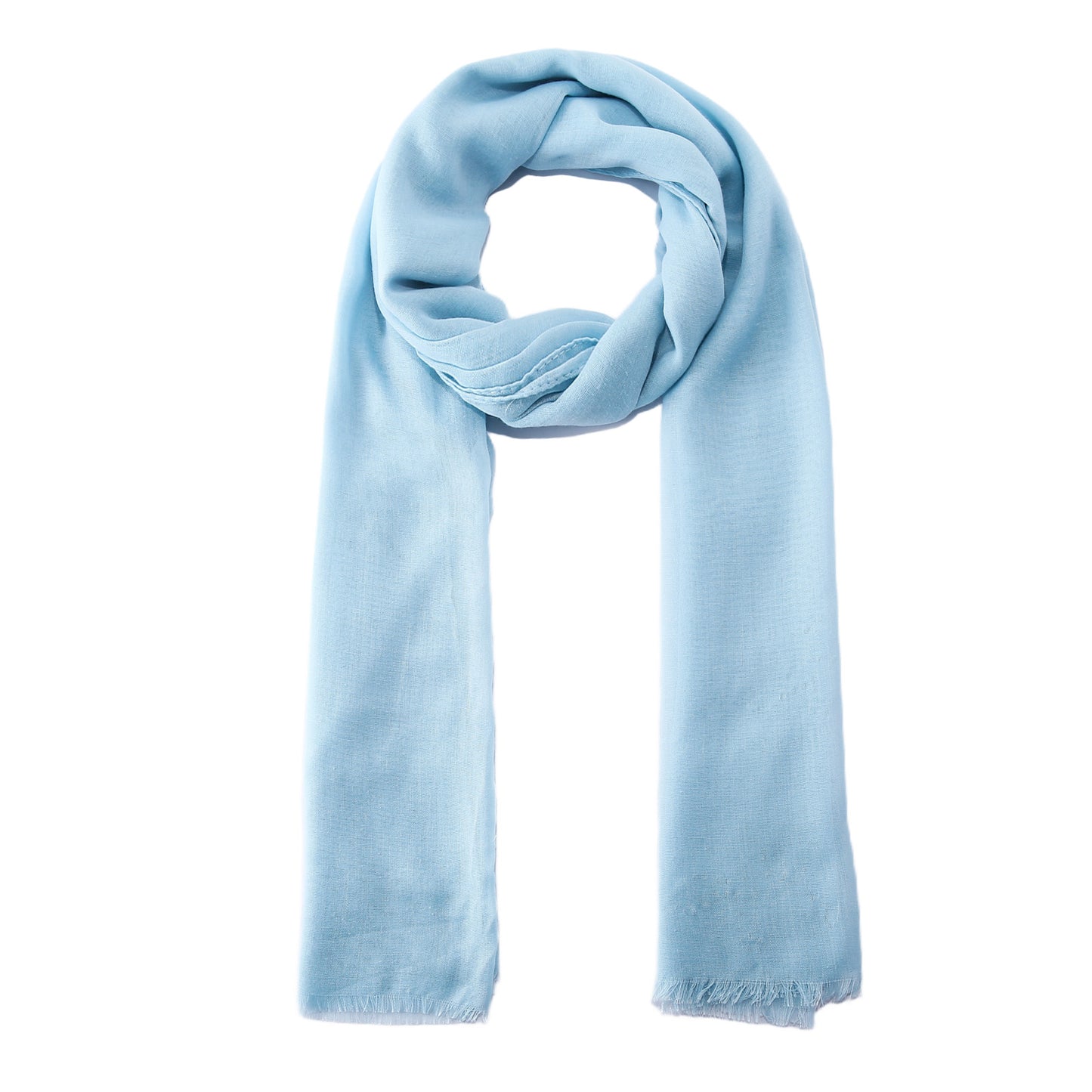 Basic scarf light blue