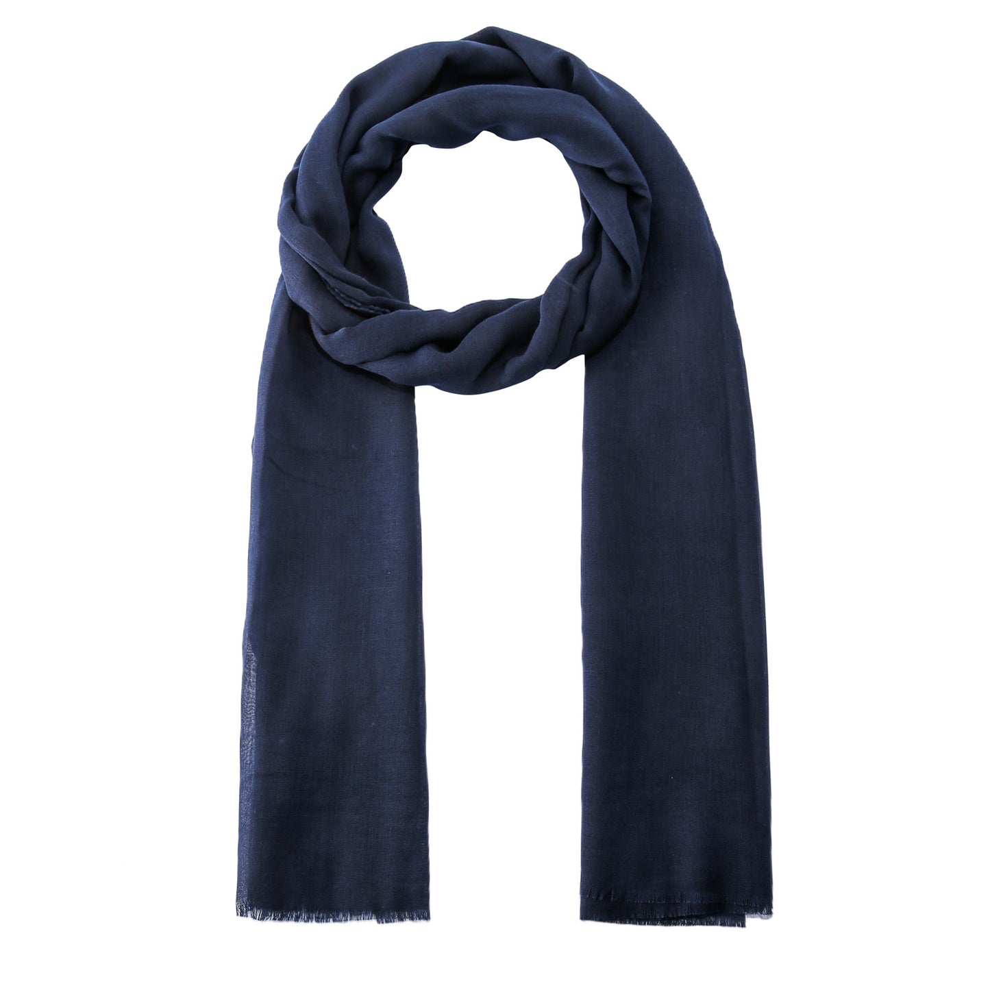 Basic sjaal donkerblauw