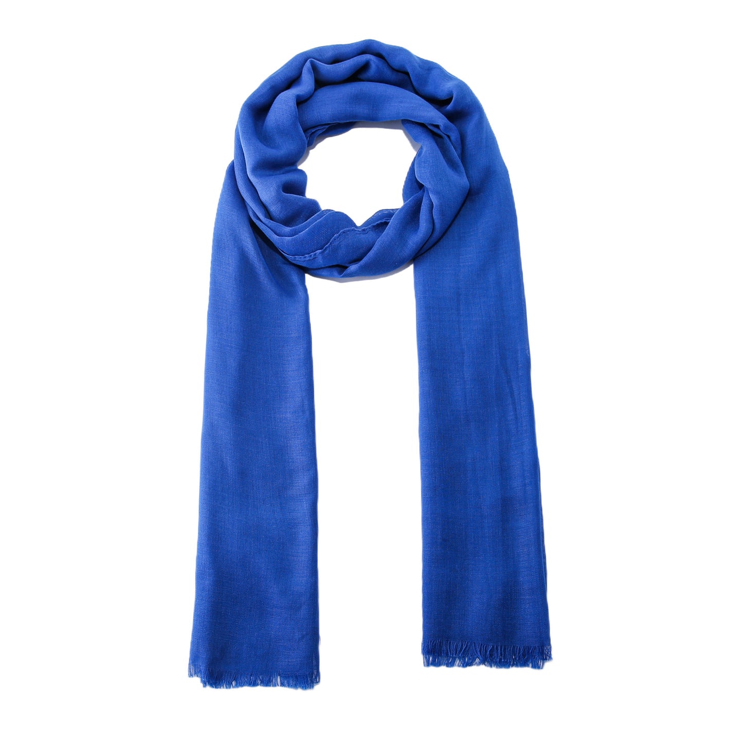 Basic scarf cobalt blue