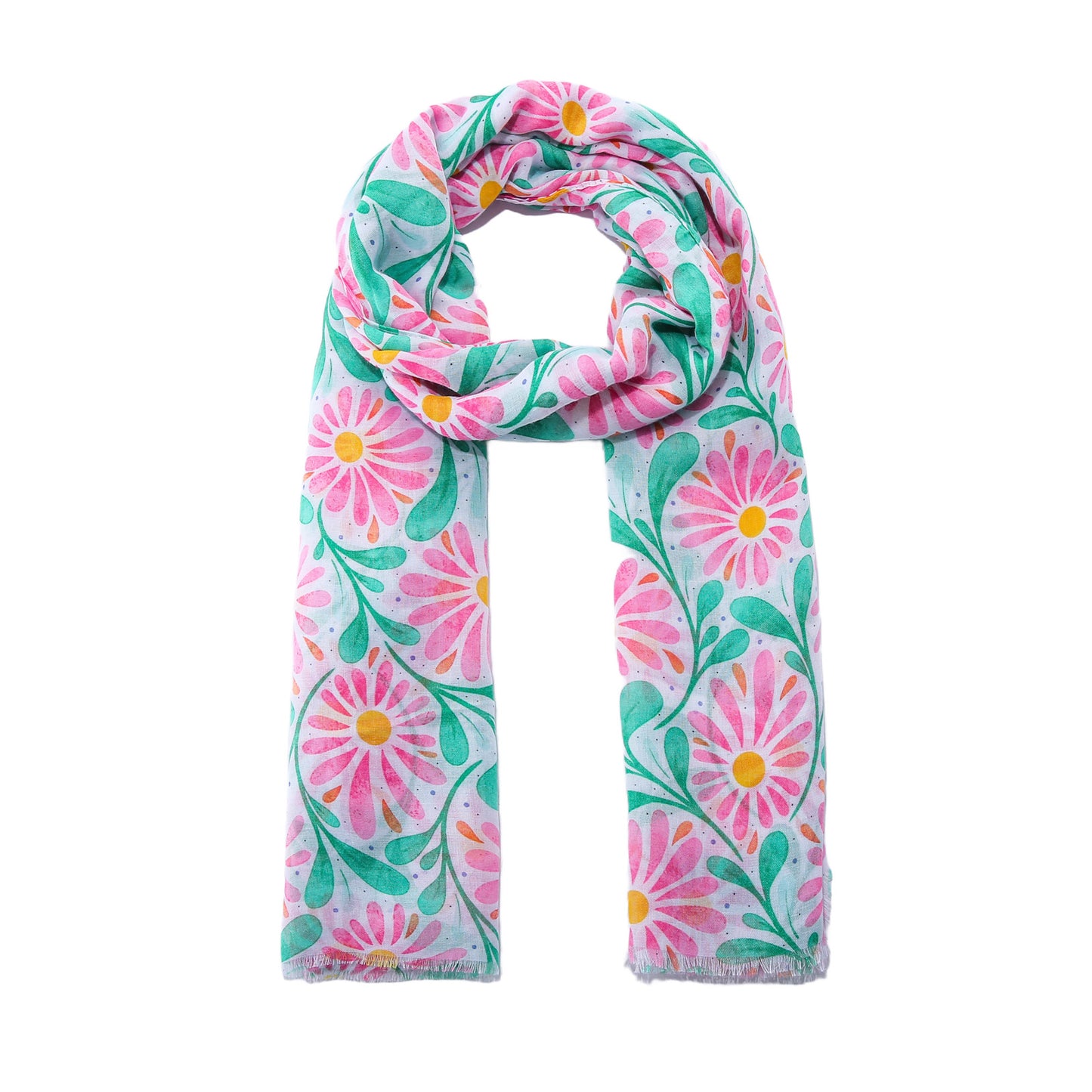 Scarf floral print