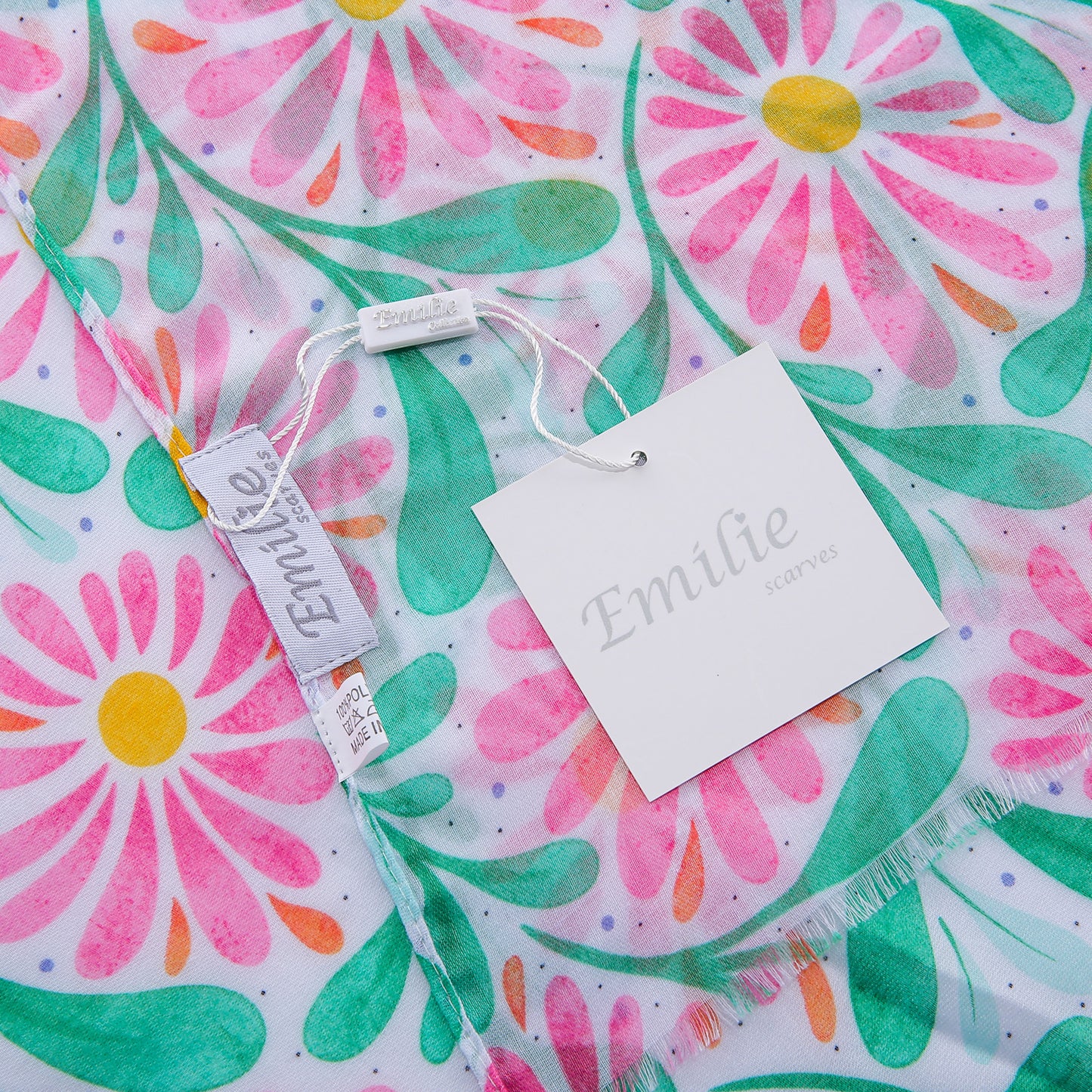 Scarf floral print