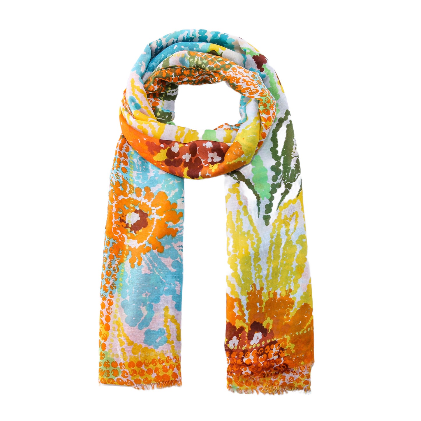 Scarf floral print