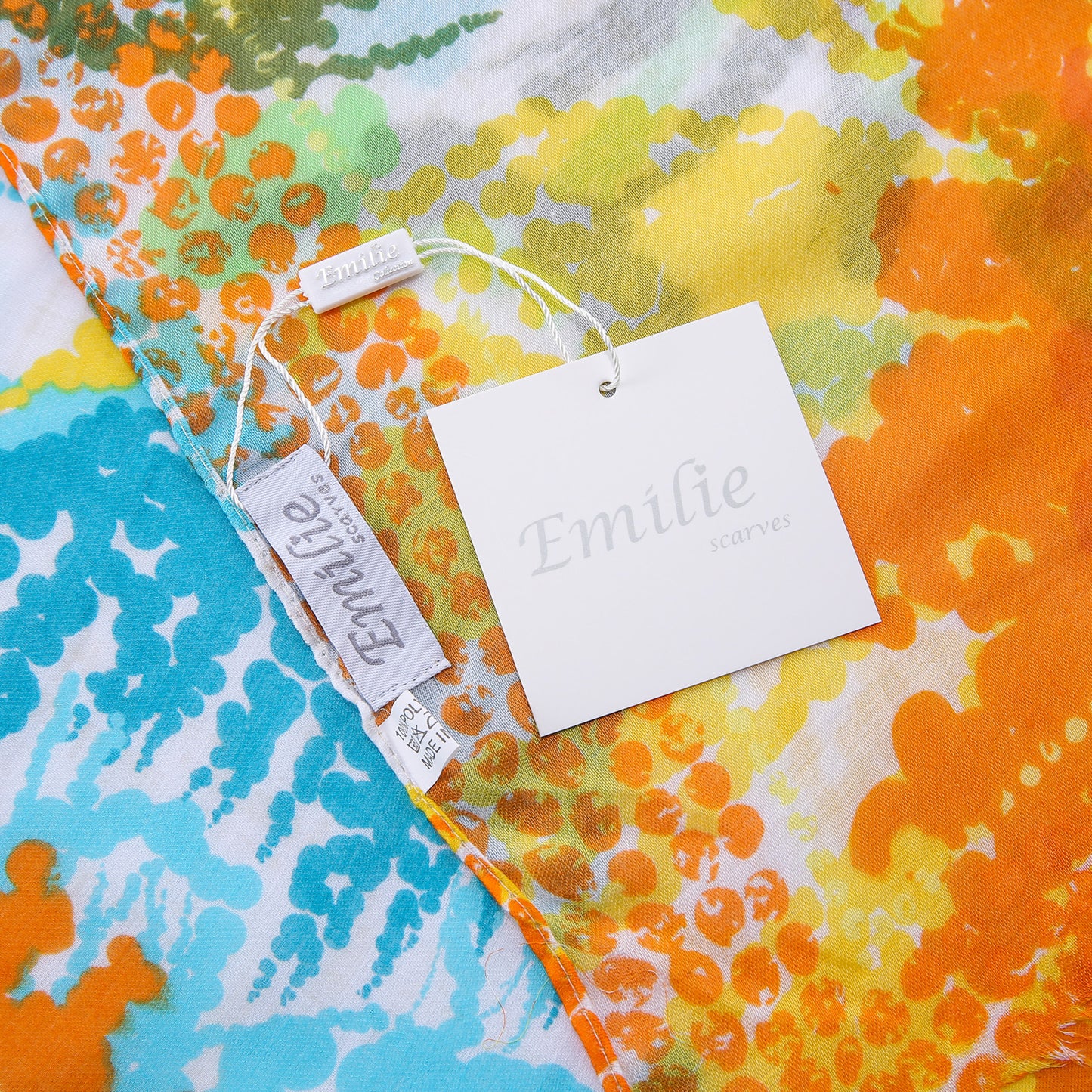 Scarf floral print