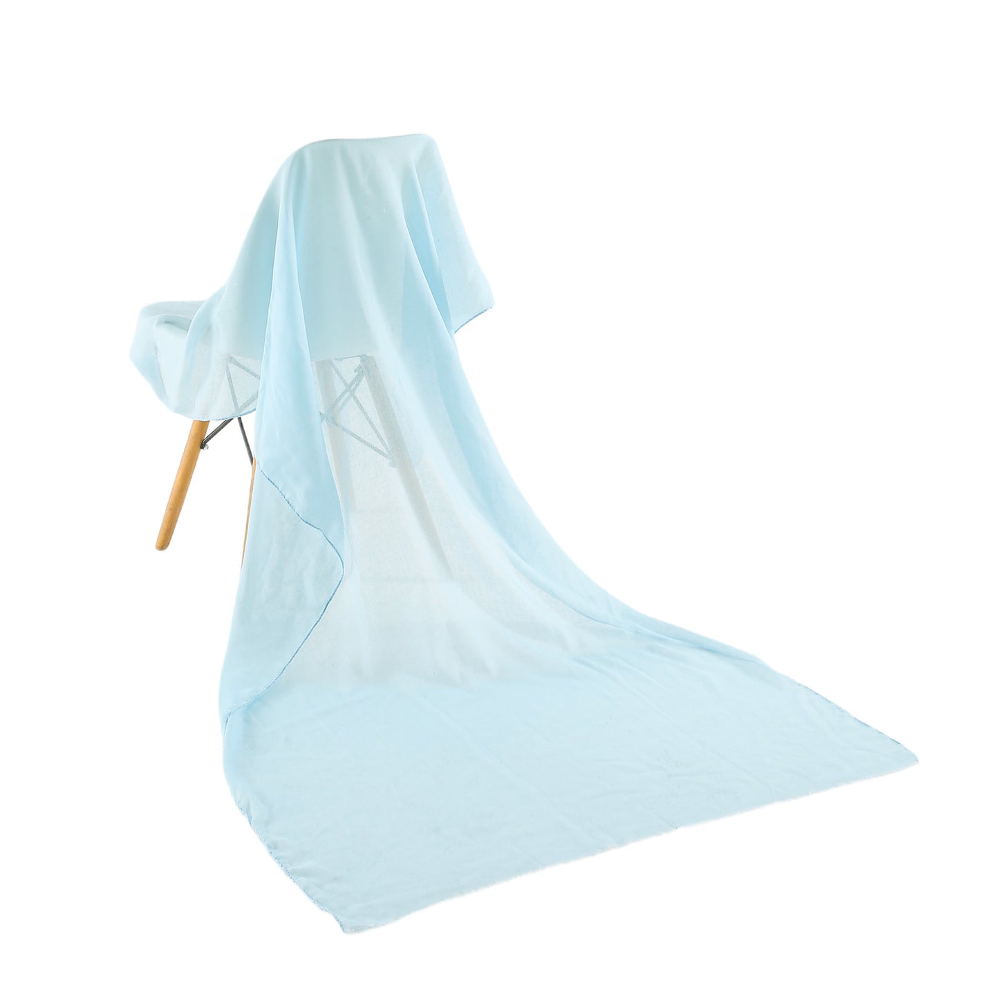 Basic scarf light blue