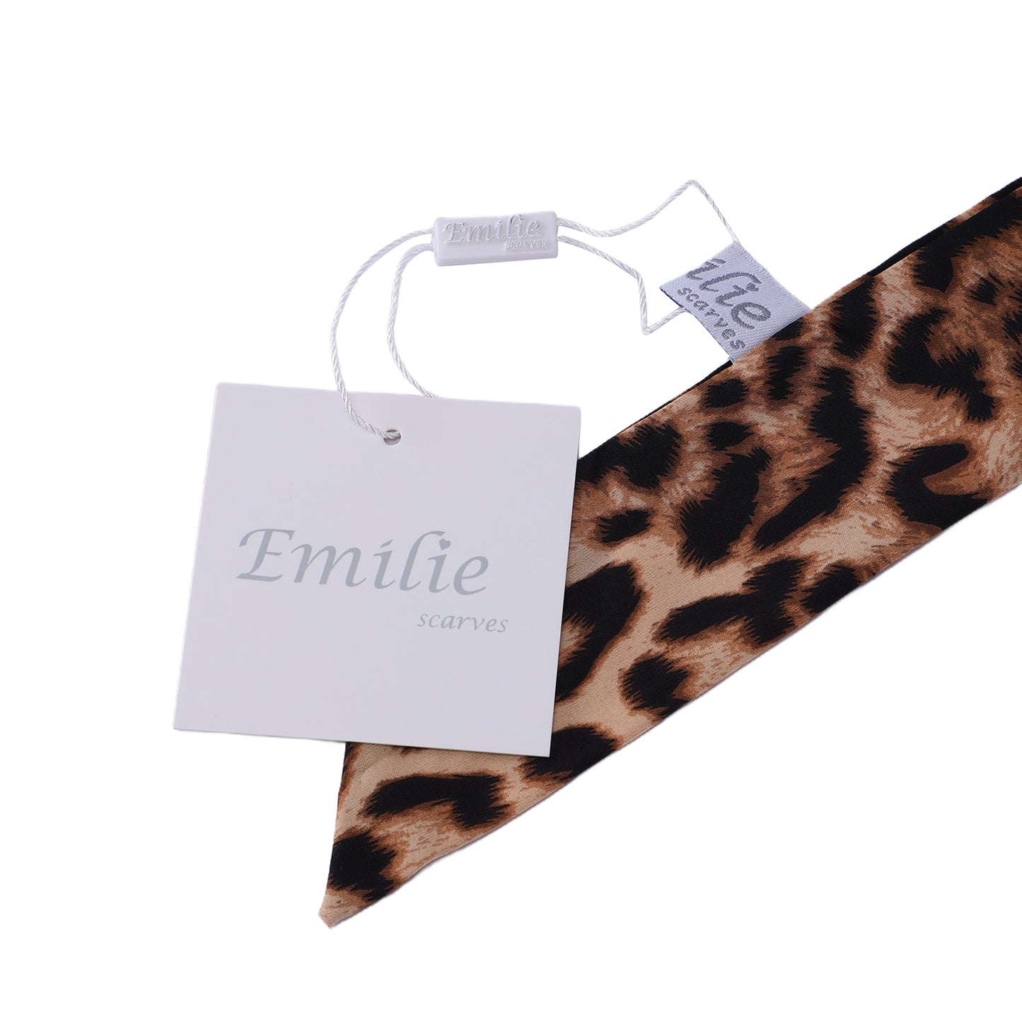 Twilly satijn panterprint