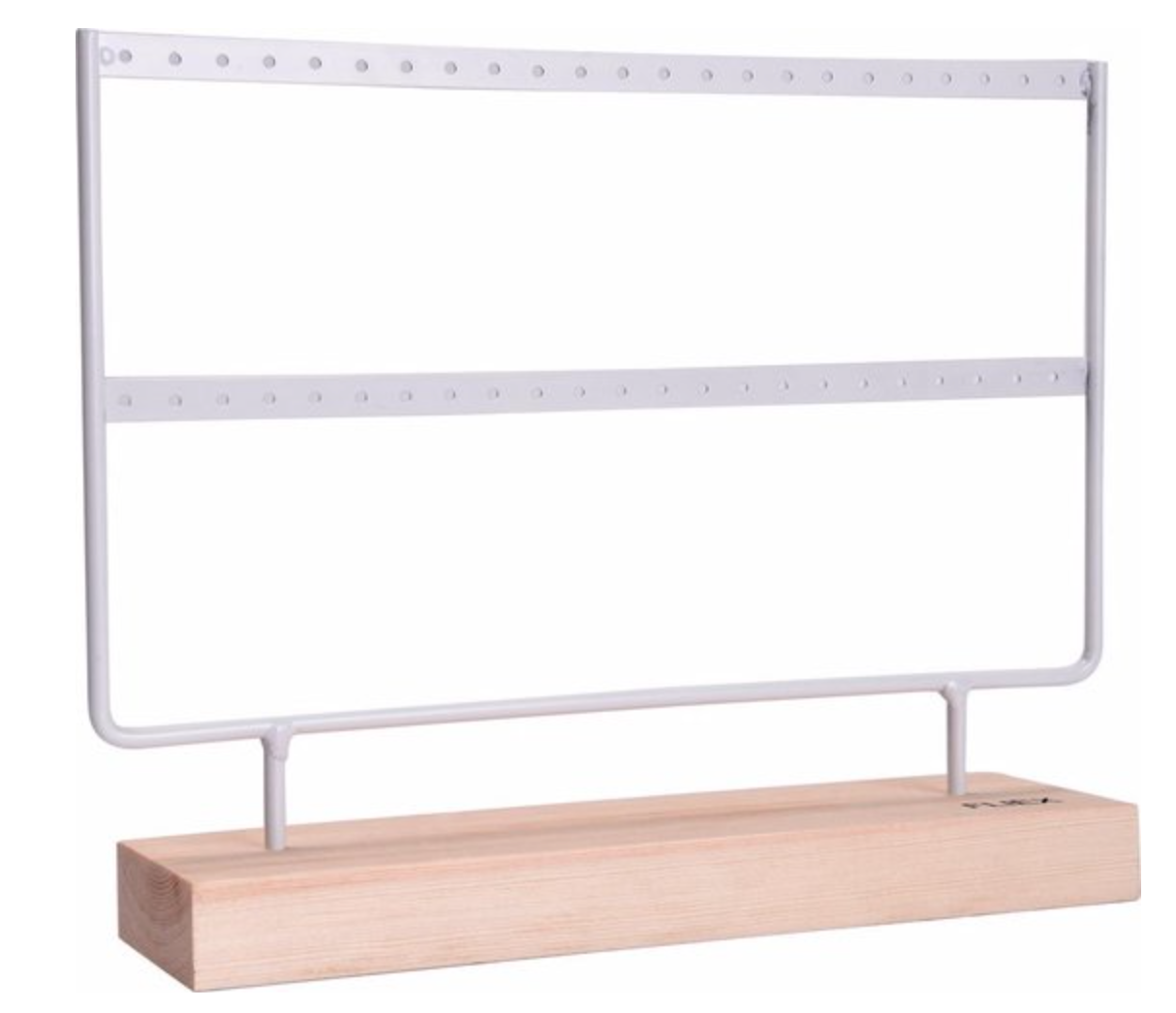 Earring rack white