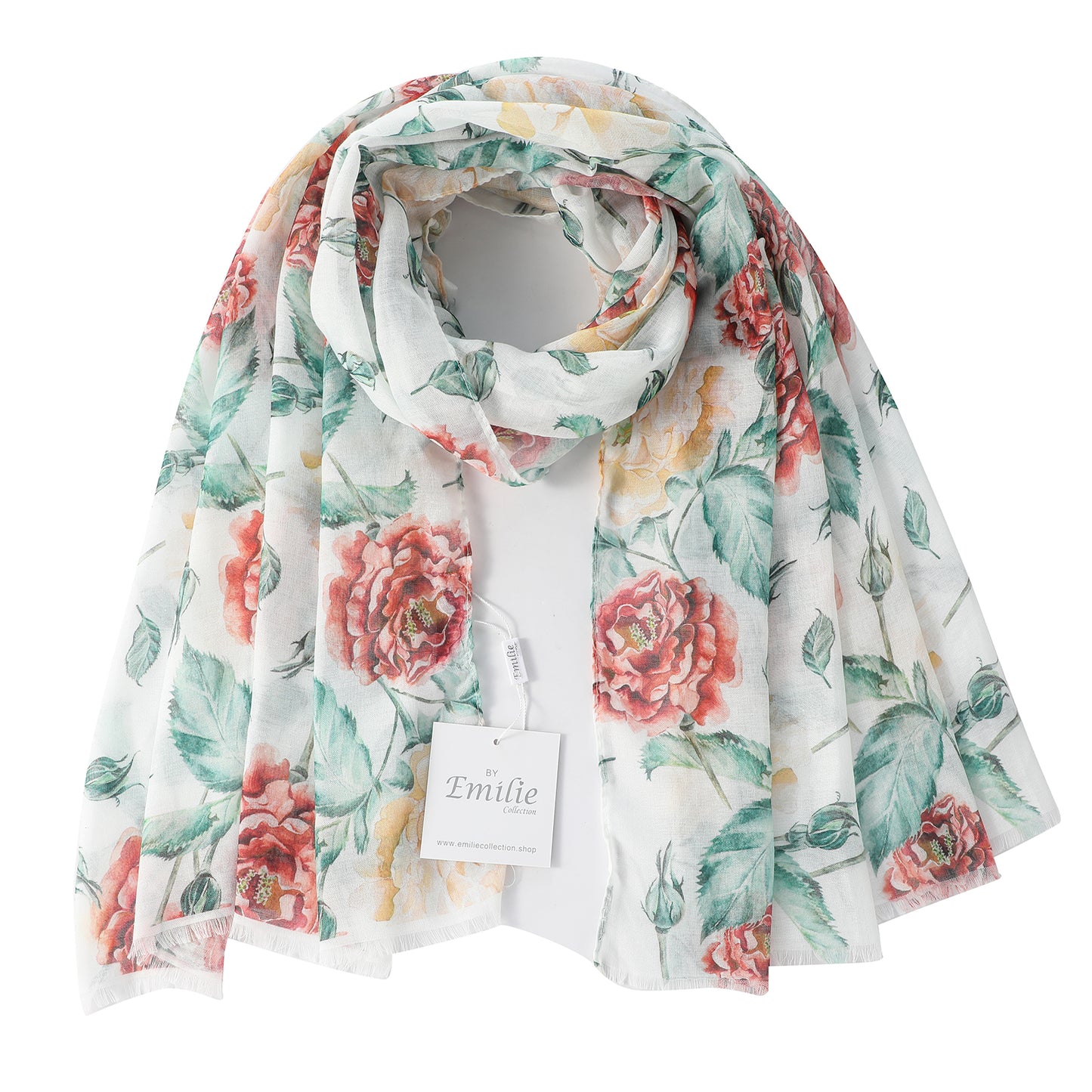 Scarf peonies