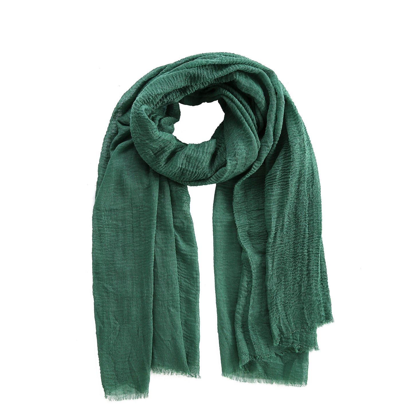 The all time essential scarf Emerald green