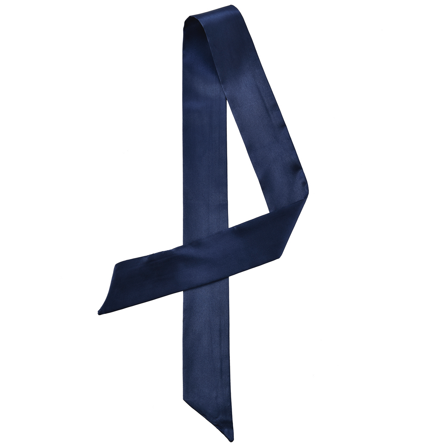 Twilly satin dark blue