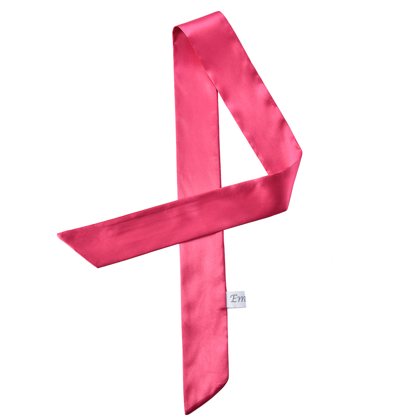 Twilly satin fuchsia pink