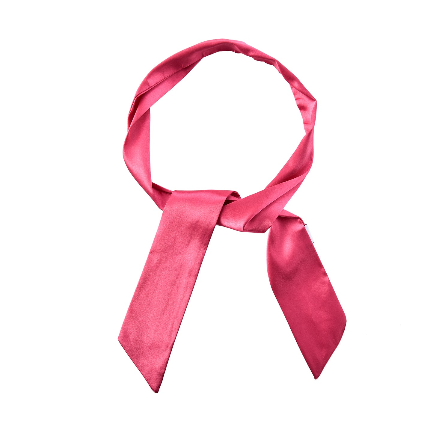 Twilly satin fuchsia pink