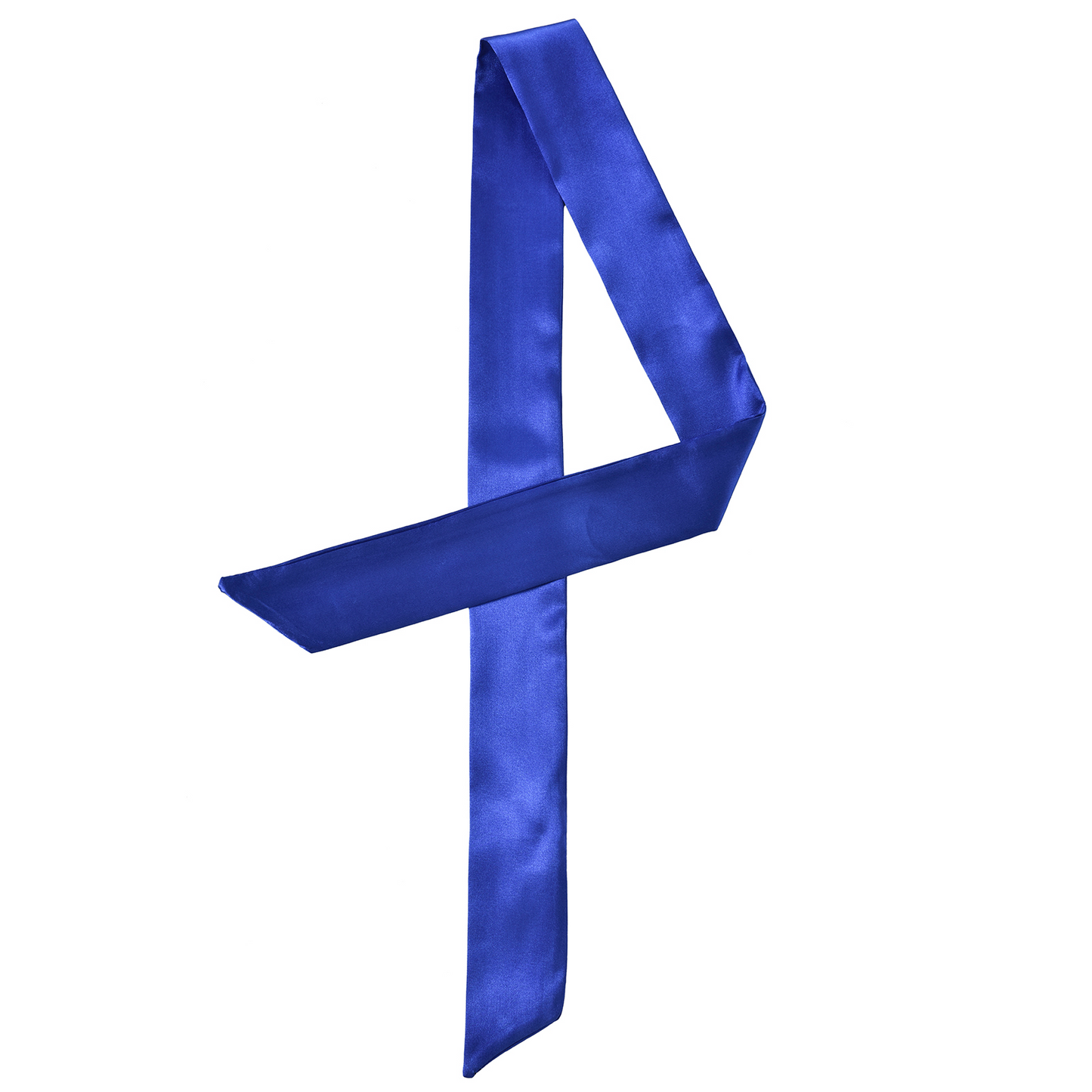 Twilly satin cobalt blue