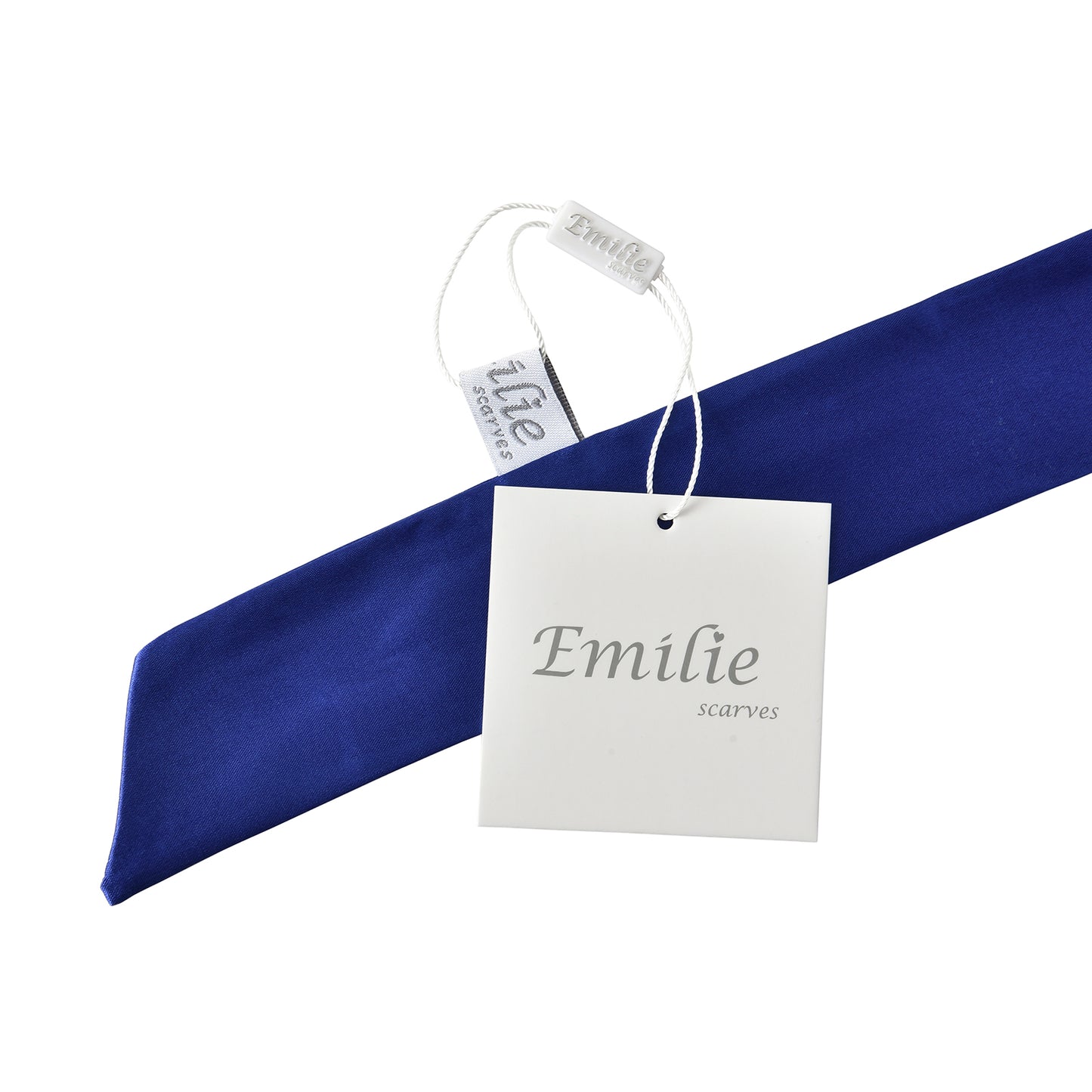 Twilly satin cobalt blue