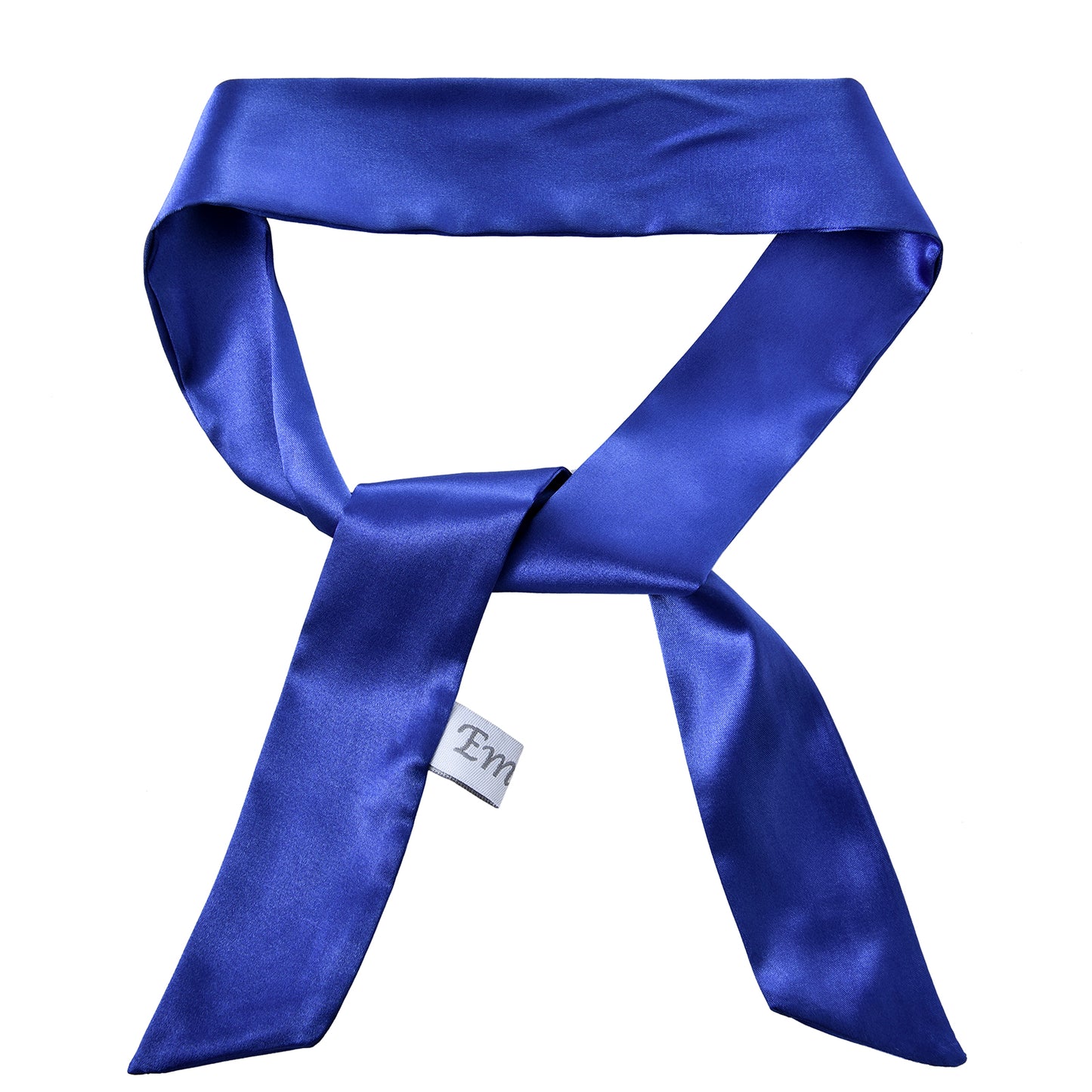 Twilly satin cobalt blue