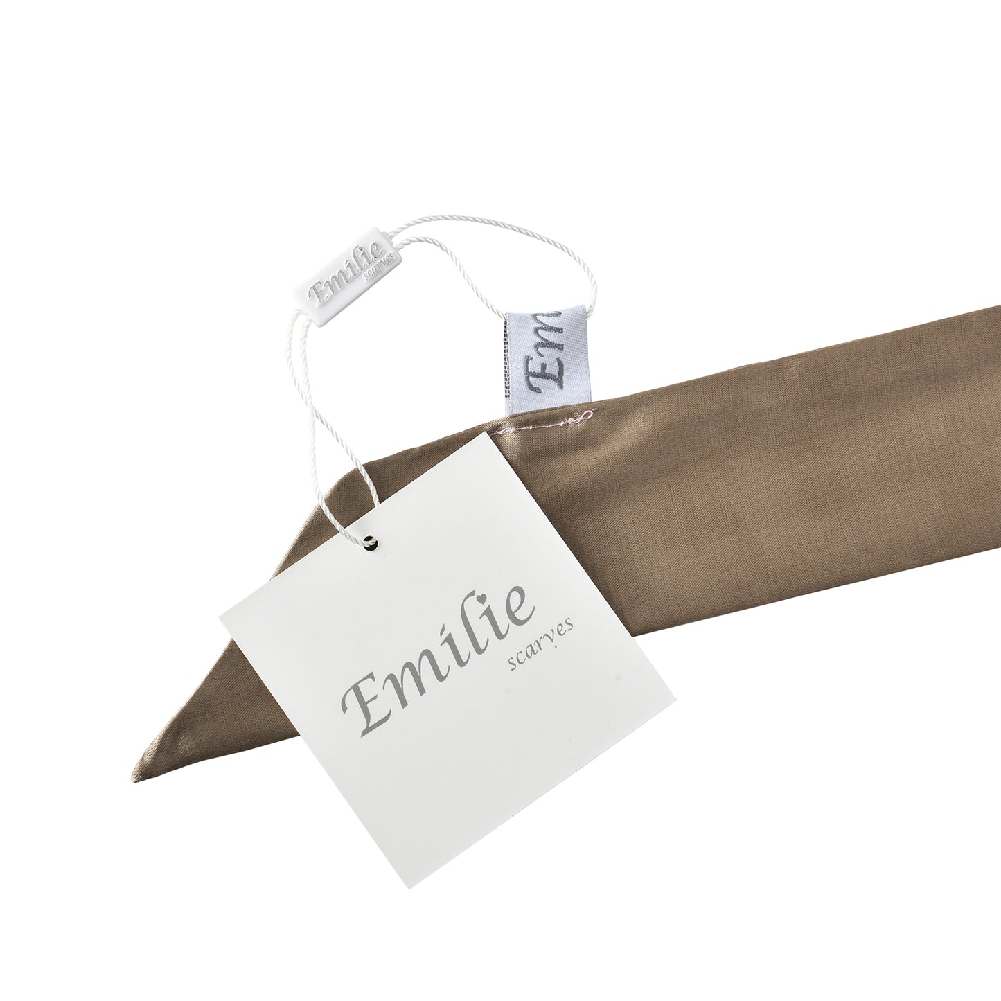 Twilly satin taupe