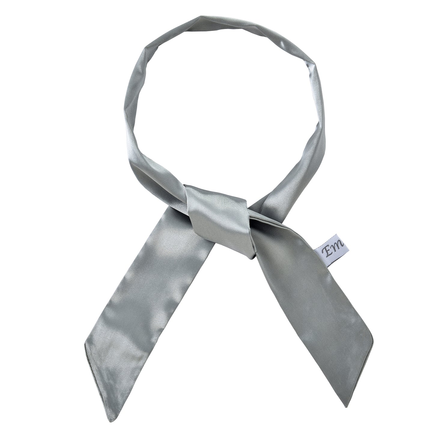 Twilly satin silver