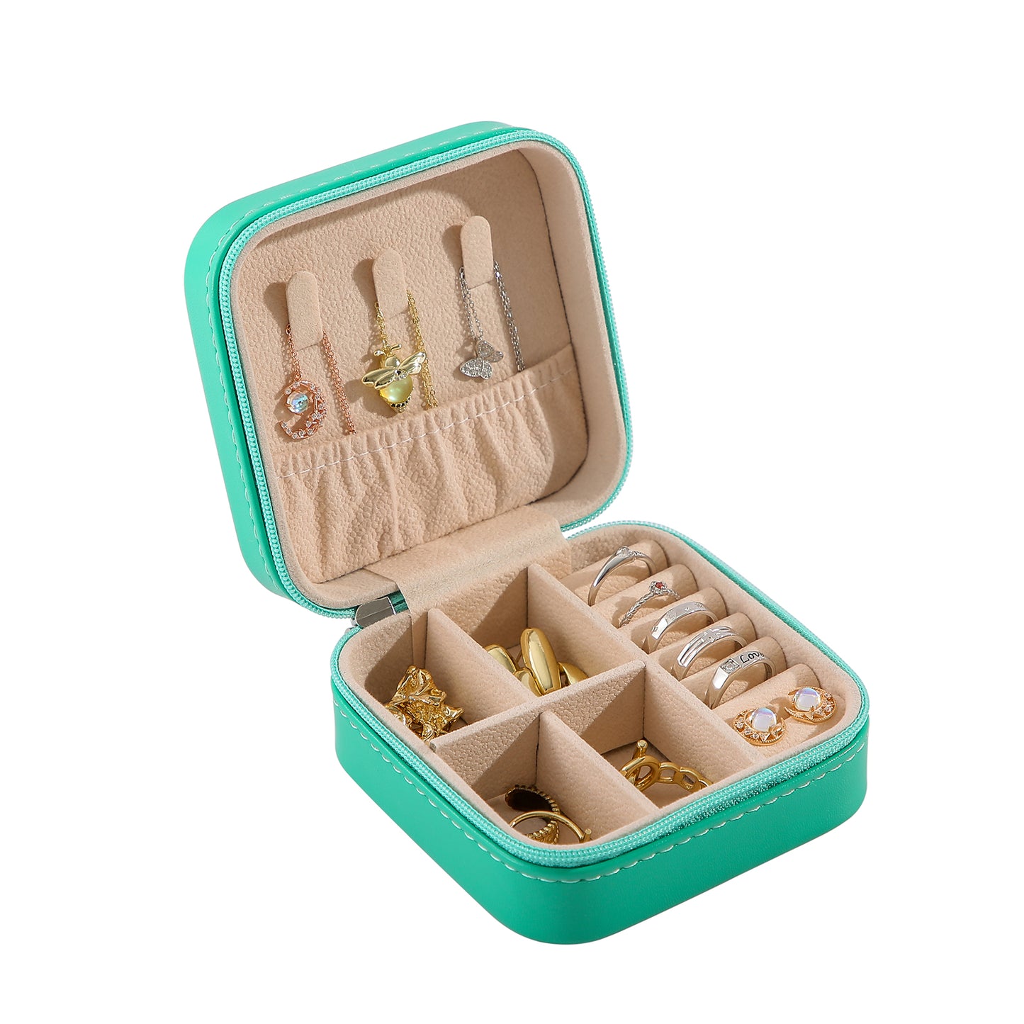 Turquoise jewelry case