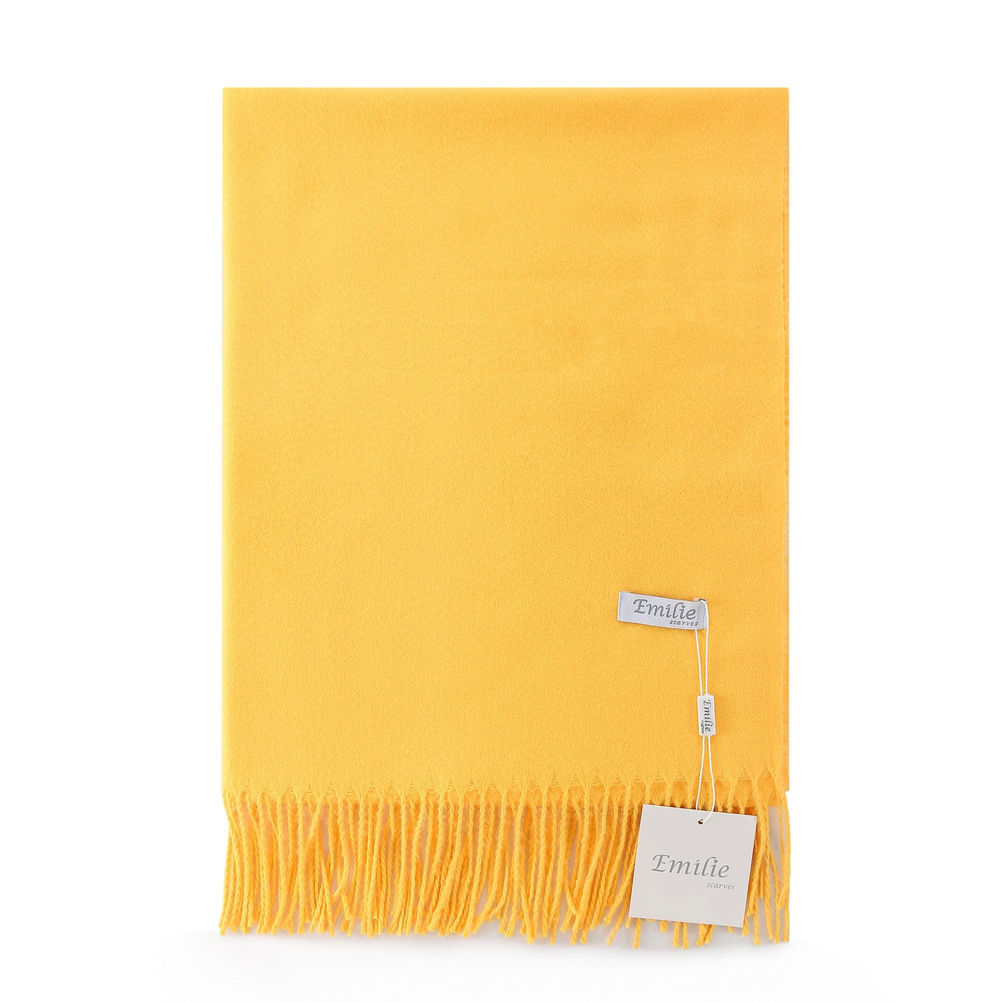 Pashmina scarf dark yellow