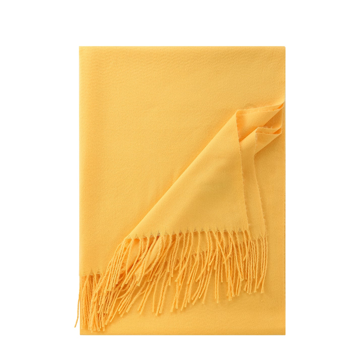 Pashmina scarf dark yellow