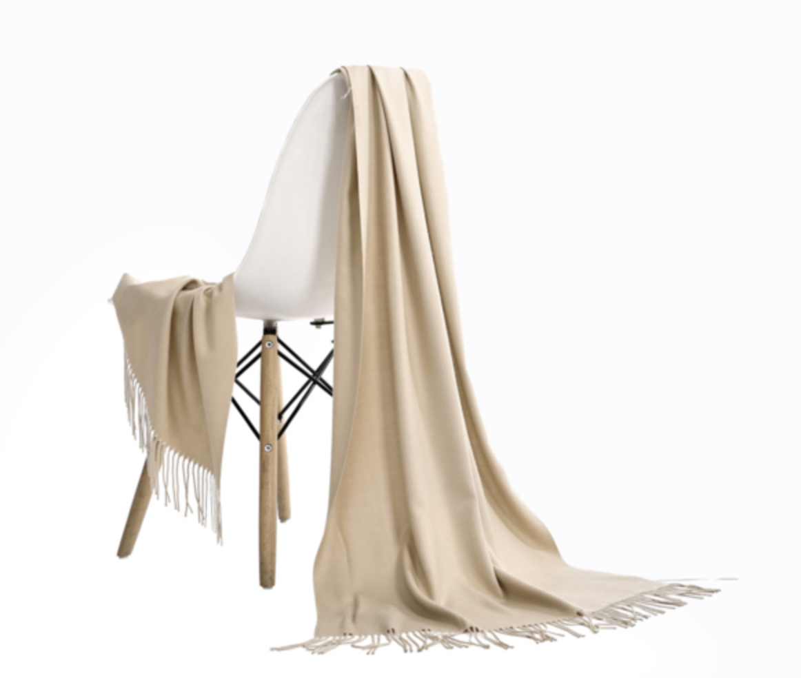 Pashmina scarf beige