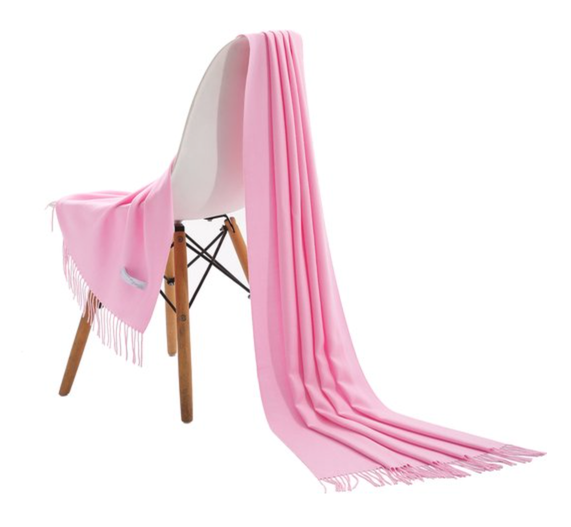 Pashmina scarf candy pink