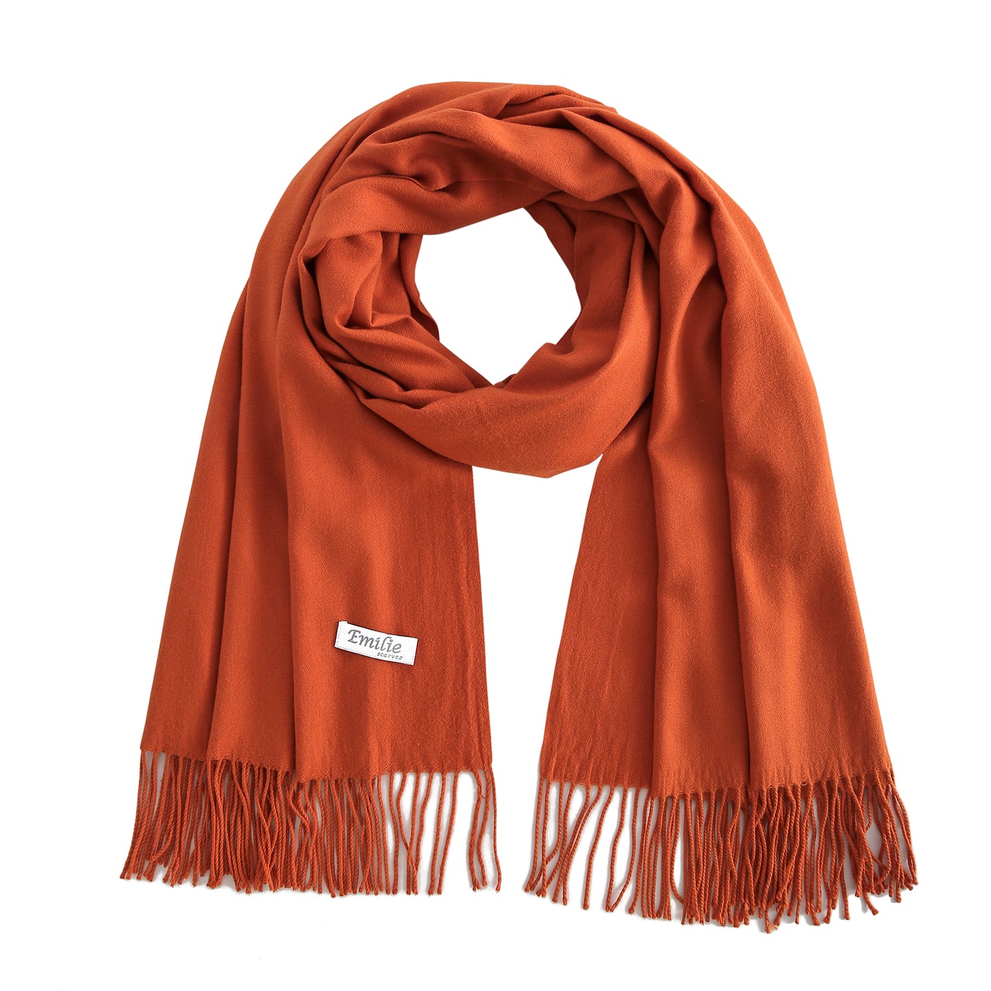 Pashmina scarf terracotta