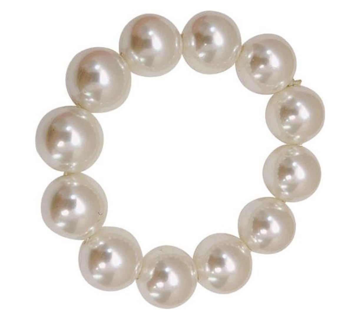 Hair elastic pearls