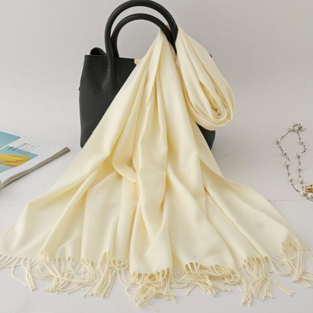 Pashmina scarf off white