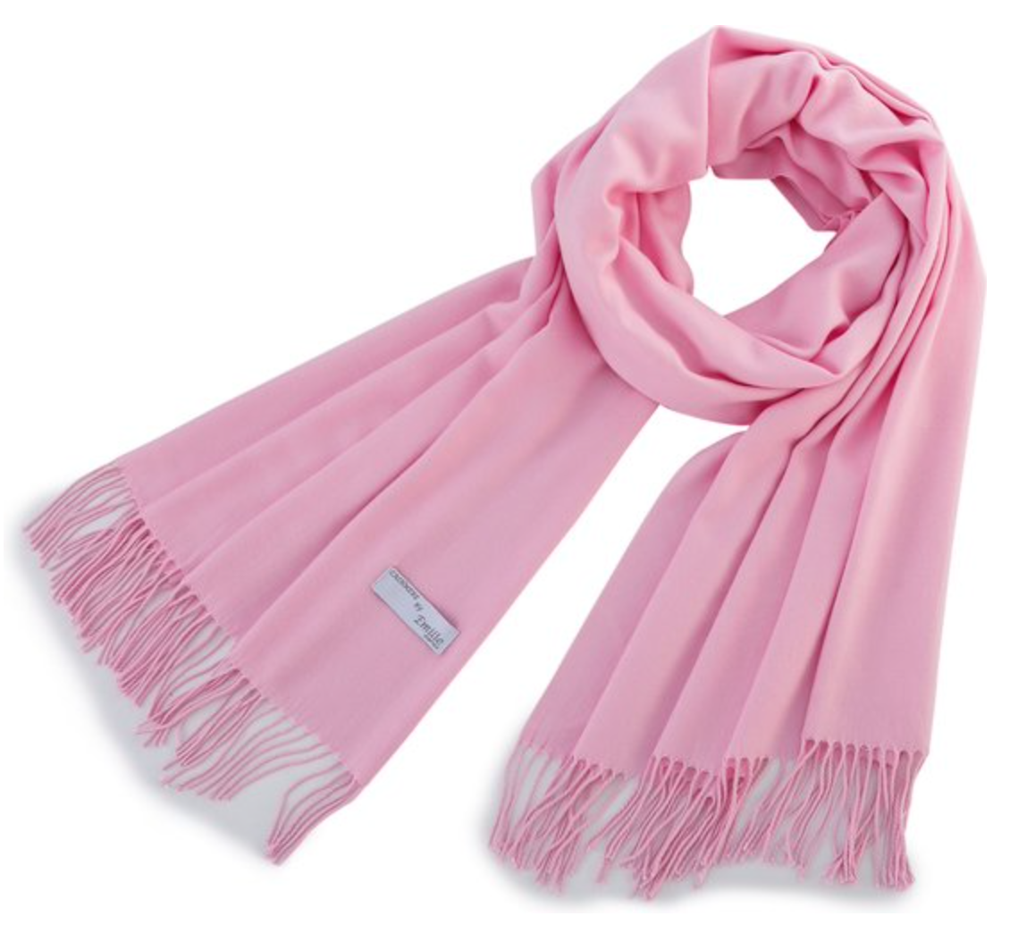 Pashmina scarf candy pink