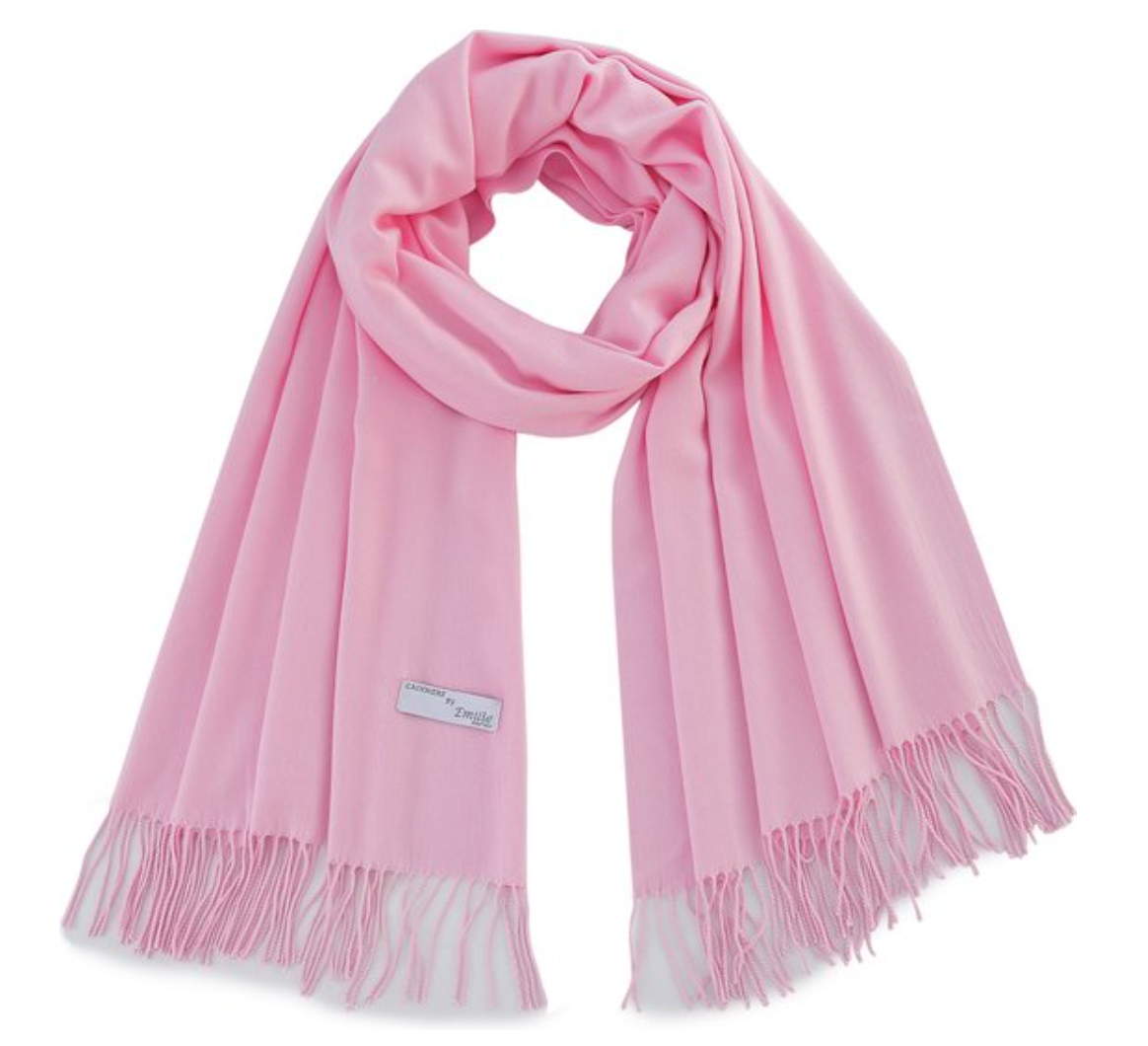 Pashmina scarf candy pink