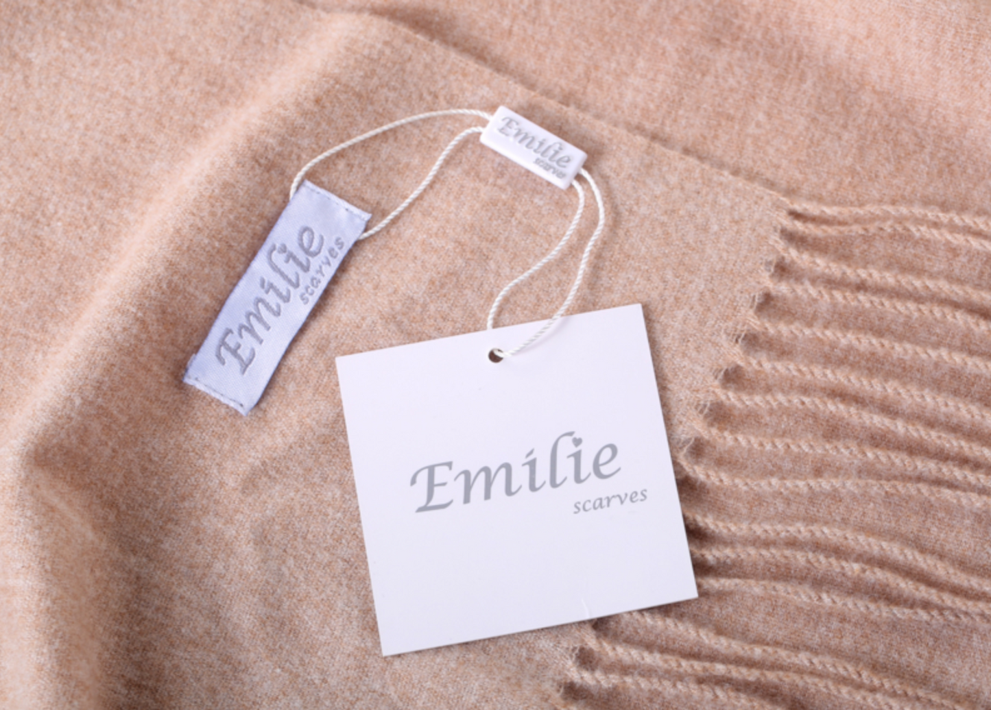 Pashmina scarf mottled beige