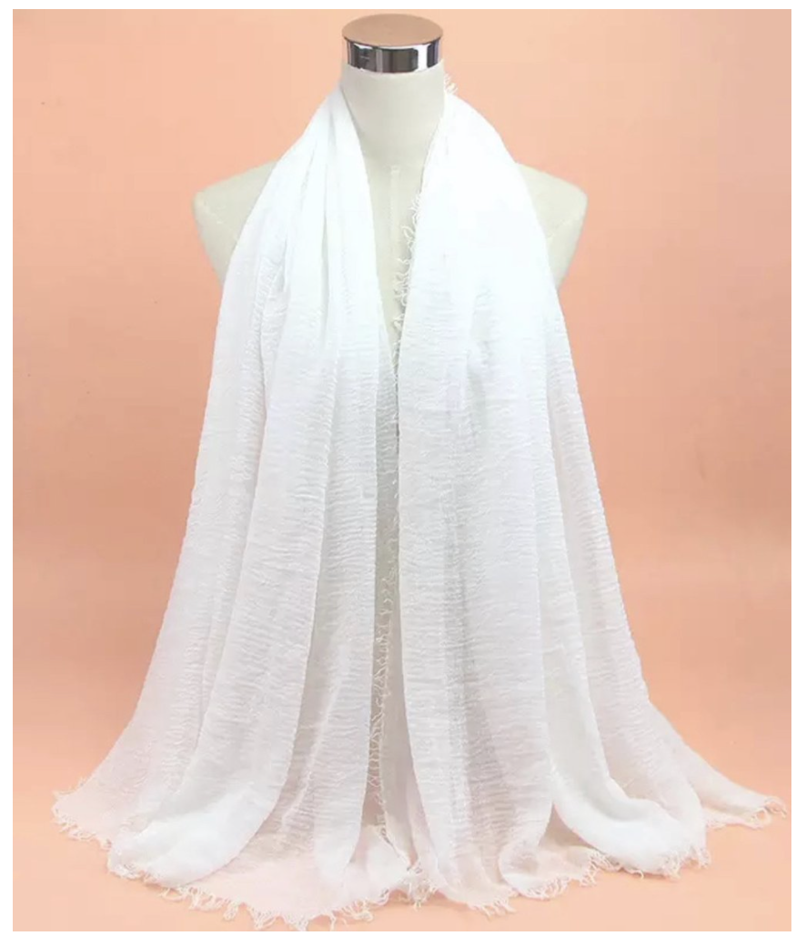 The all time essential scarf white