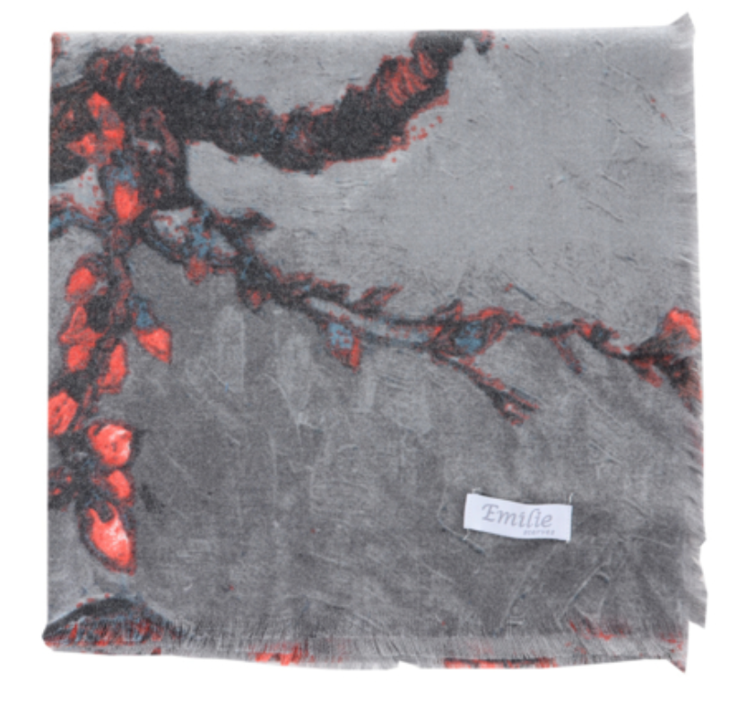 Scarf Van Gogh Almond Blossom cashmere