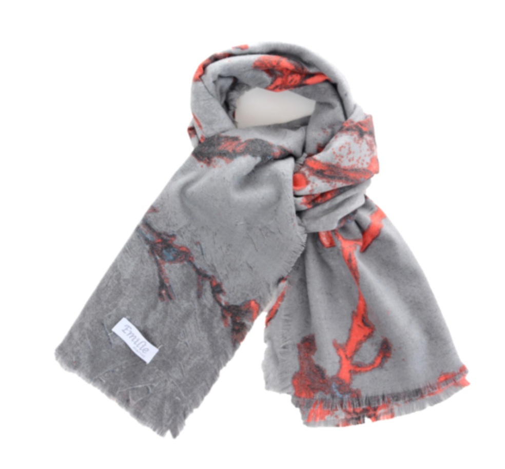Scarf Van Gogh Almond Blossom cashmere