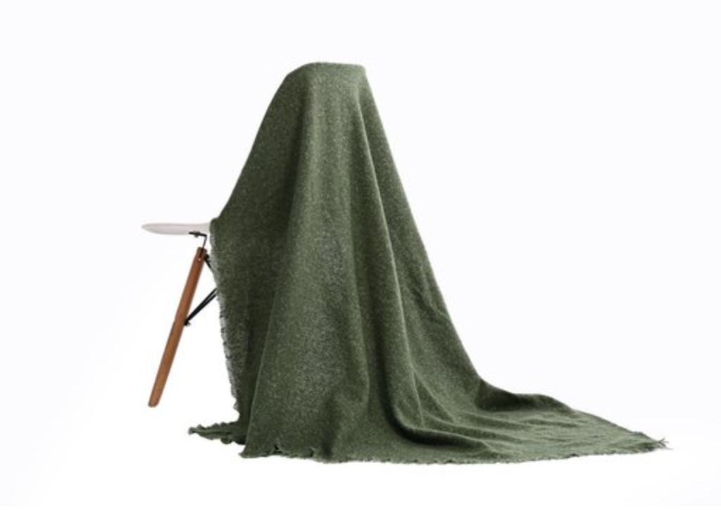 Blanket wintersjaal olijfgroen