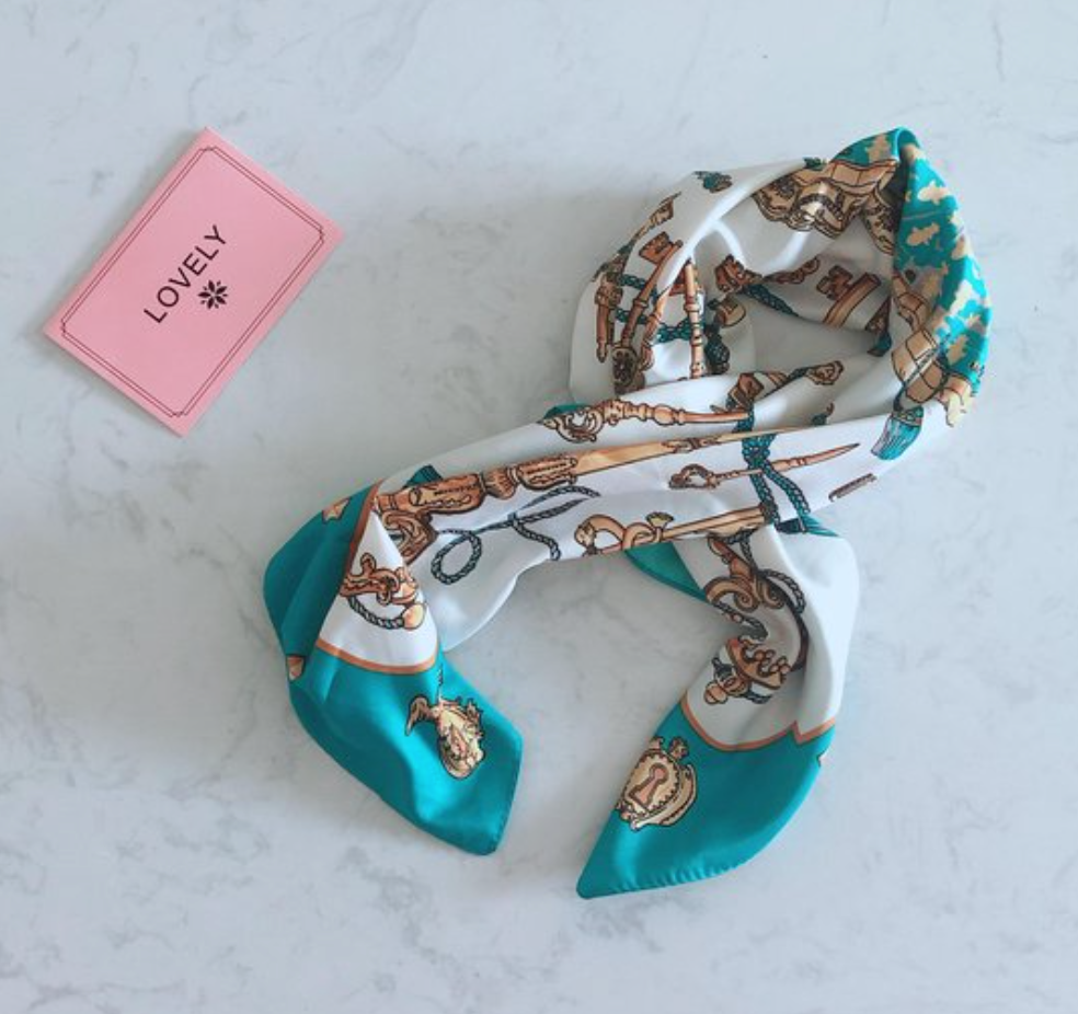 Scarf with print