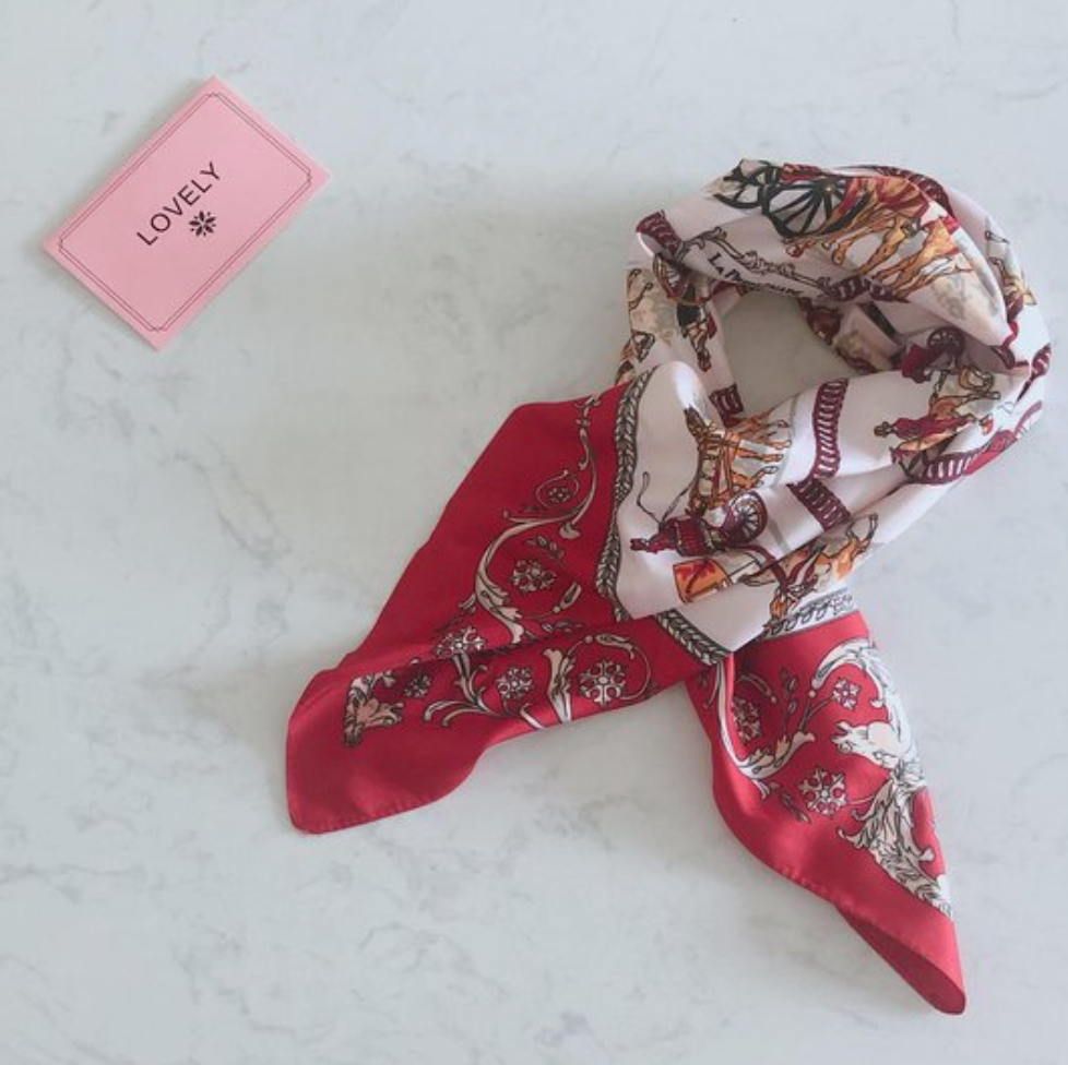 Scarf with print