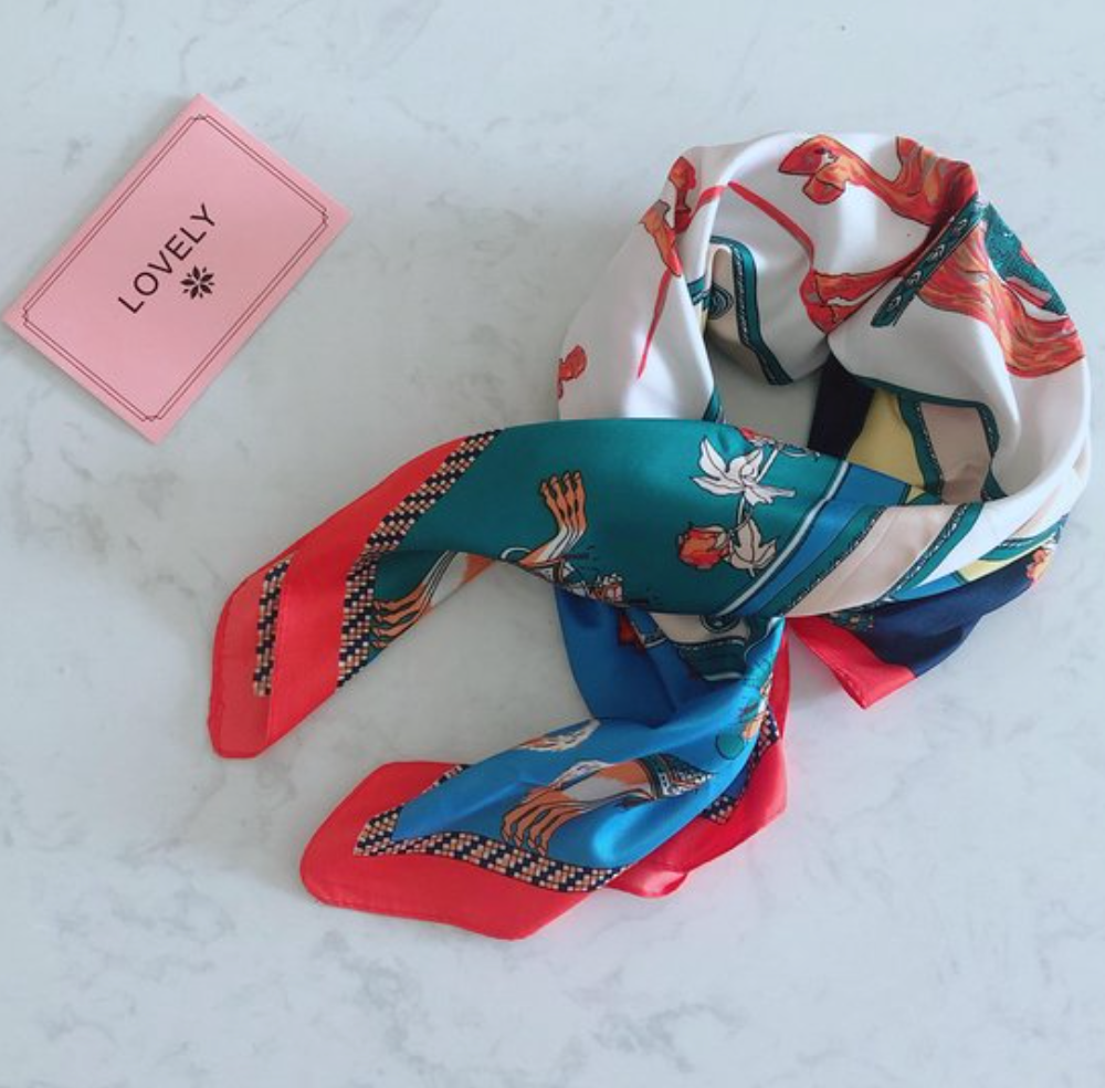 Scarf with print