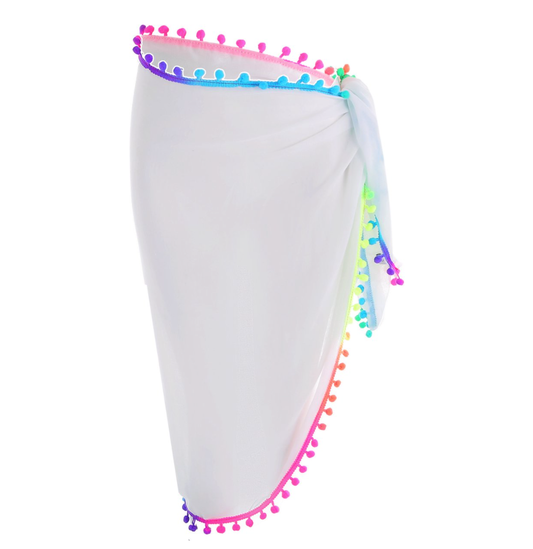 Ibiza pareo white