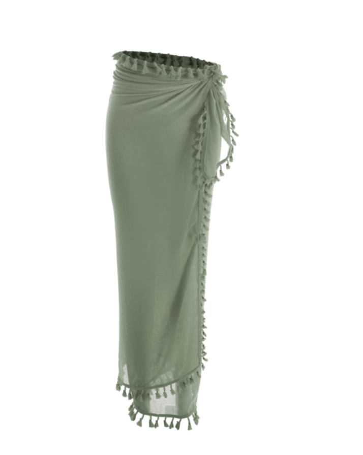 Pareo olive green