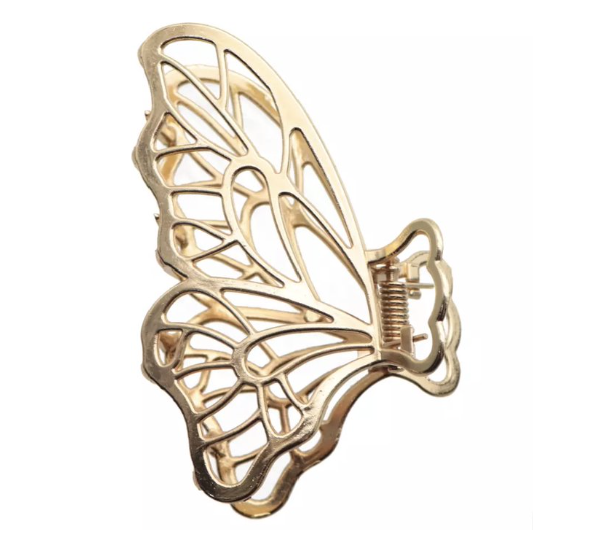 Hair clip butterfly silver